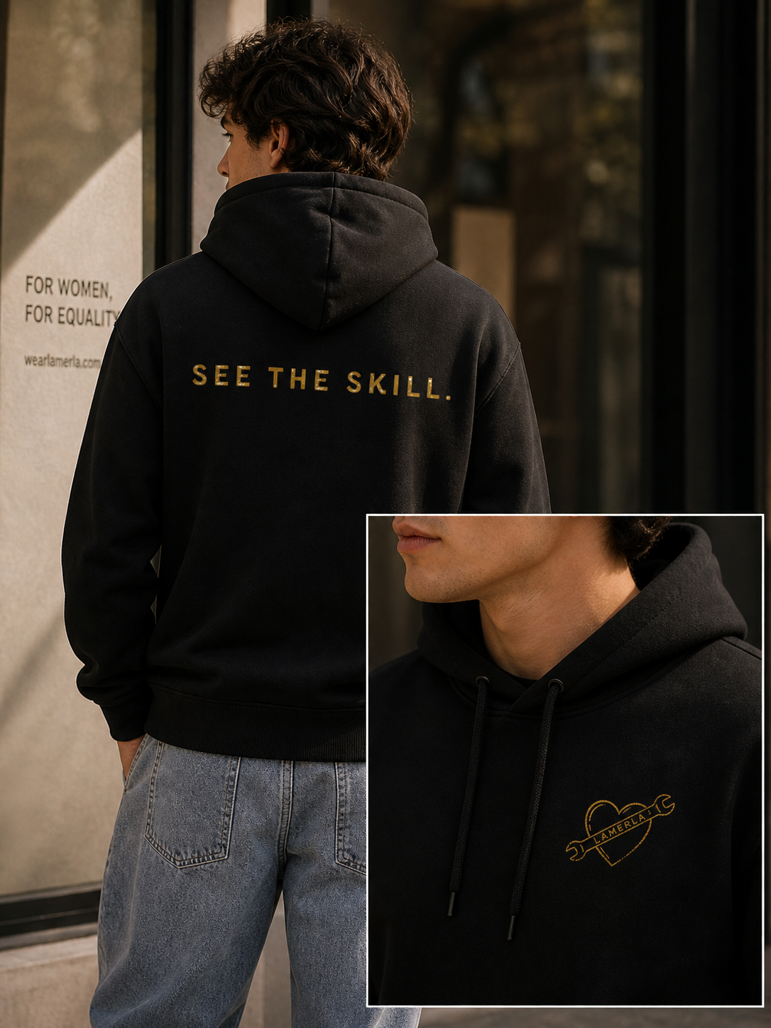 See The Skill  - Black Hoodie